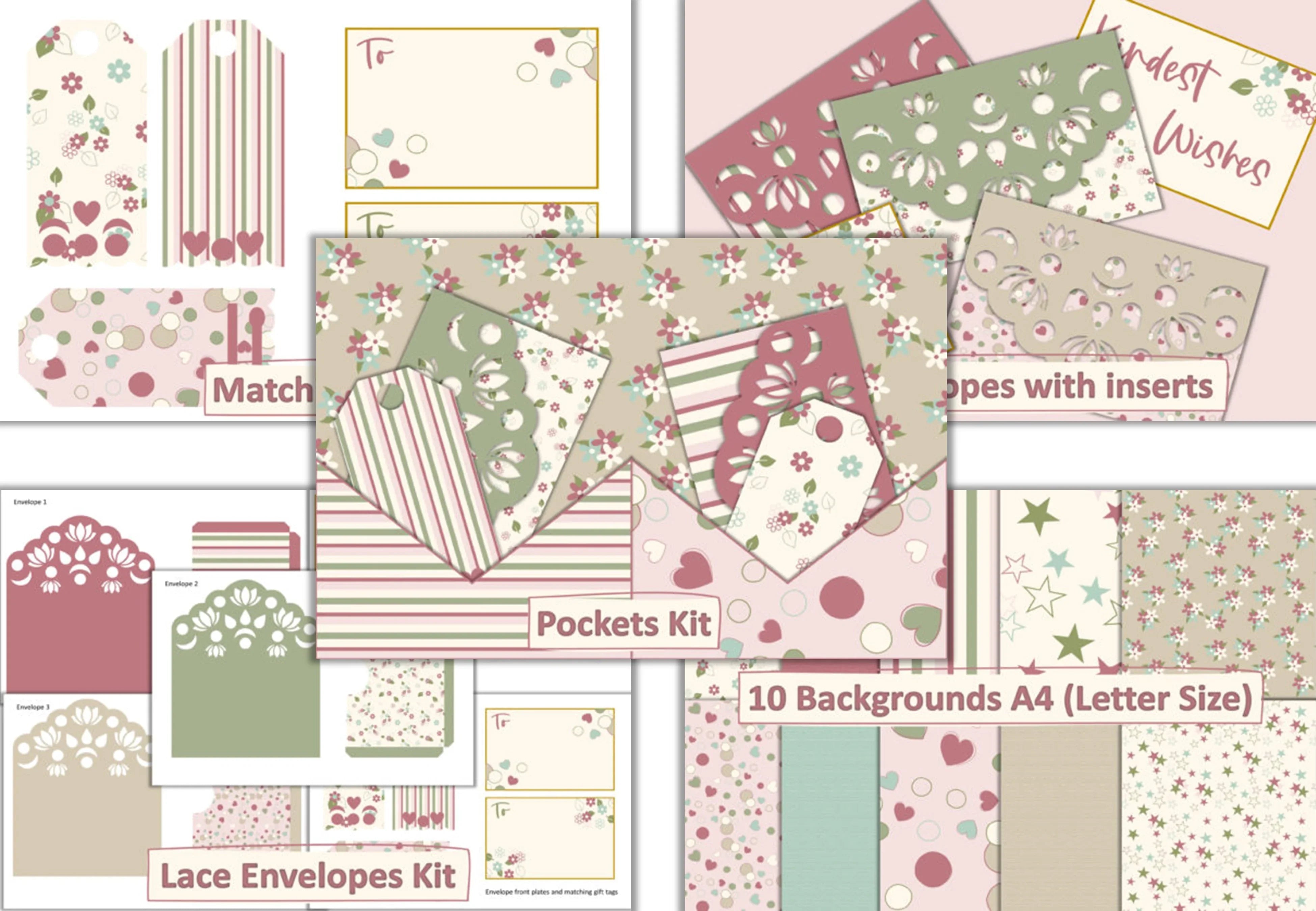 Envelopes and Tags Clipart Bundle - CraftNest - Digital Crafting and Art