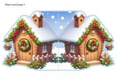 Christmas Birdhouse Card Making Junk Journal Bundle - CraftNest - Digital Crafting and Art