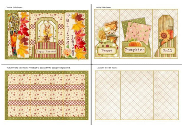 Autumn Folio Junk Journal Clipart Bundle - CraftNest - Digital Crafting and Art