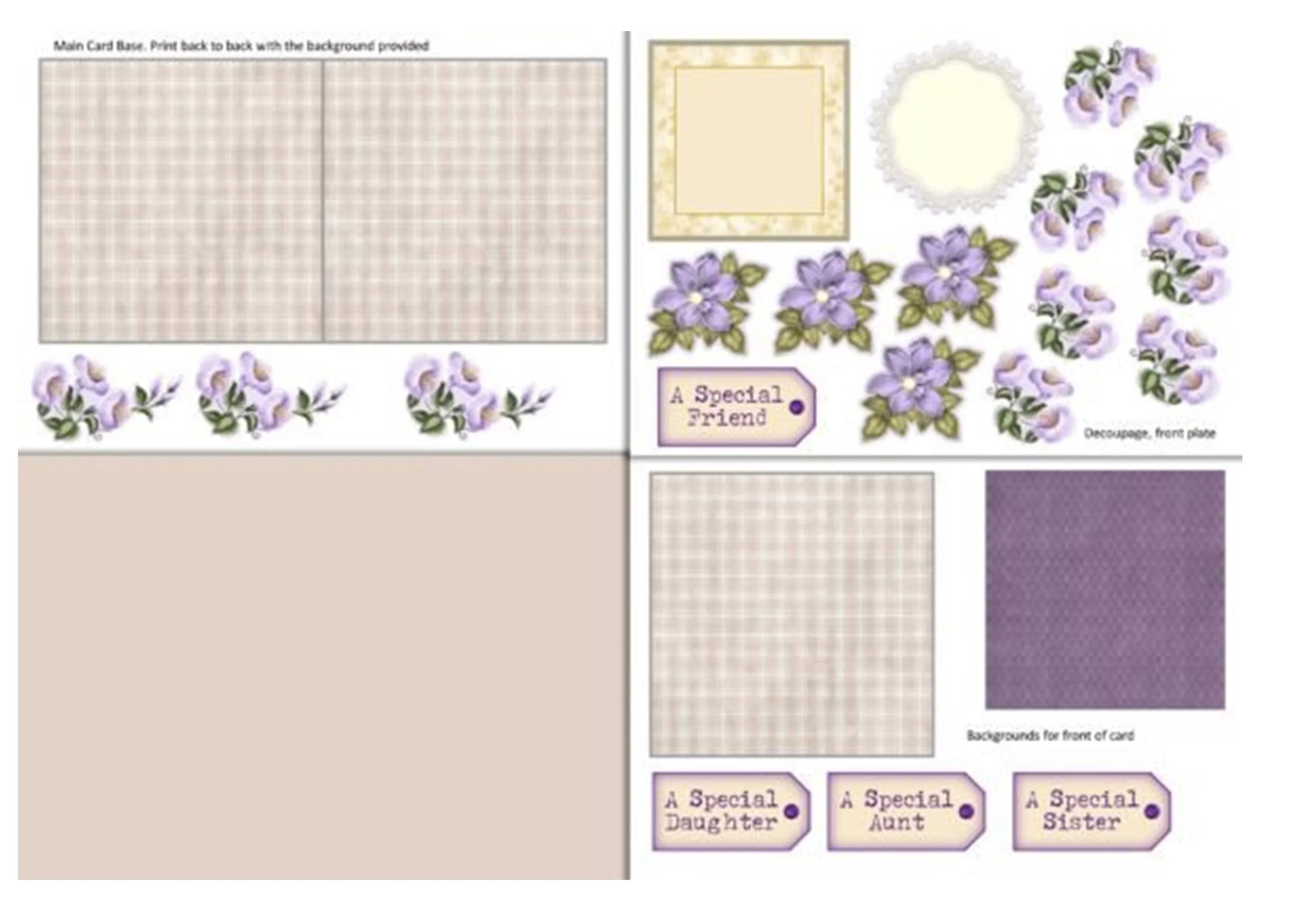 Card Making Birthday Mothers Junk Journal Bundle - CraftNest - Digital Crafting and Art