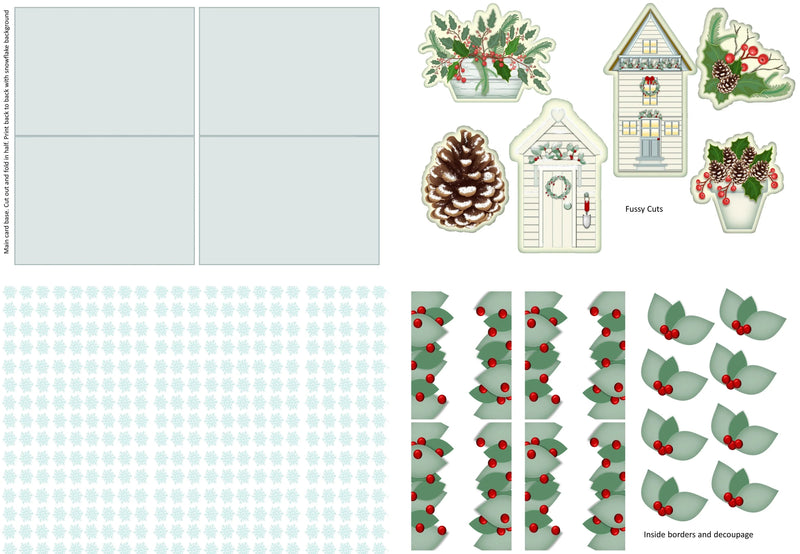 Christmas Card Making Junk Journal Kit - CraftNest - Digital Crafting and Art