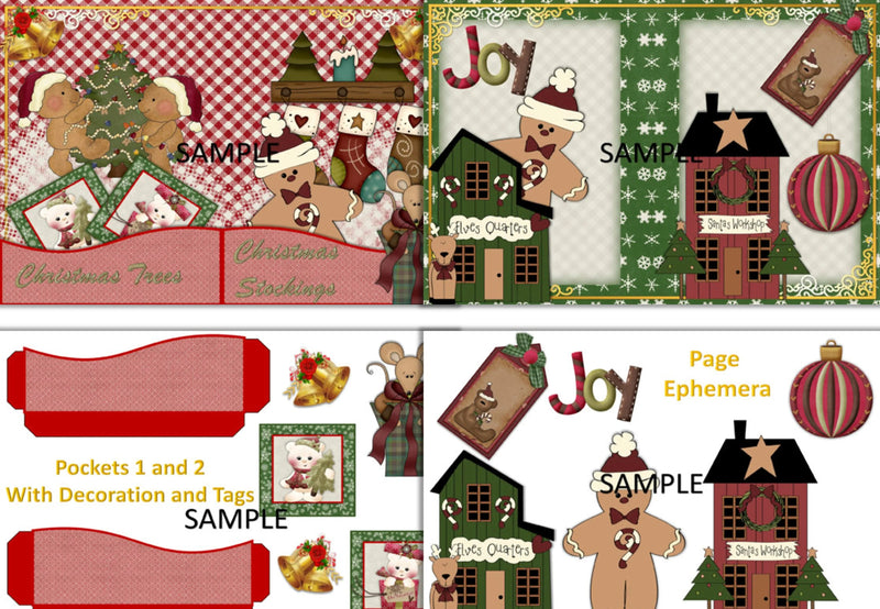 Children's Christmas Junk Journal Bundle - CraftNest - Digital Crafting and Art