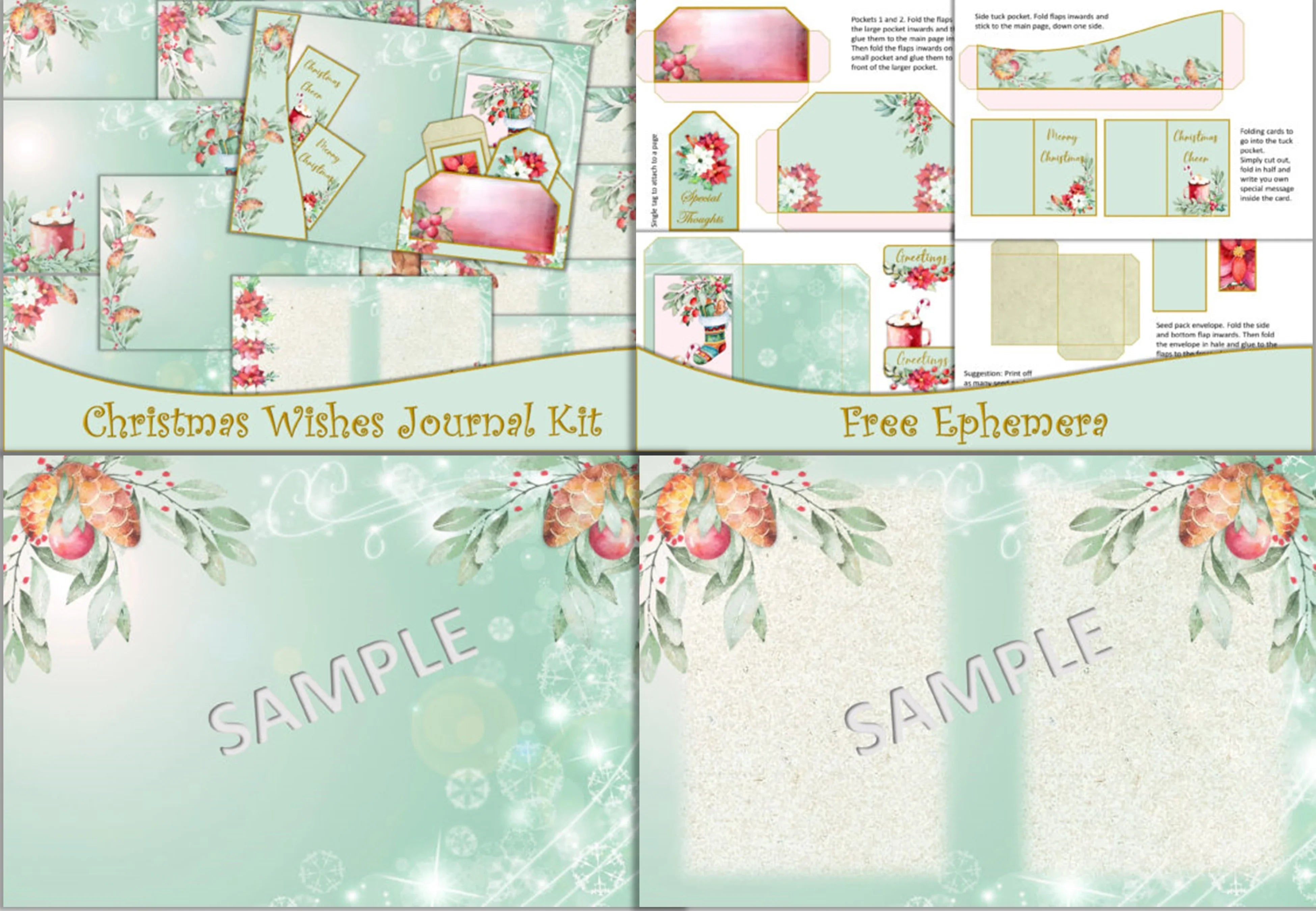 Christmas Free Clipart Bundle - CraftNest - Digital Crafting and Art
