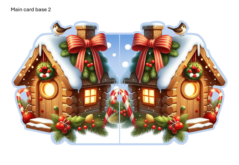 Christmas Birdhouse Card Making Junk Journal Bundle - CraftNest - Digital Crafting and Art