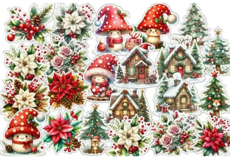 Christmas Woodland Critters Clipart Bundle - CraftNest - Digital Crafting and Art