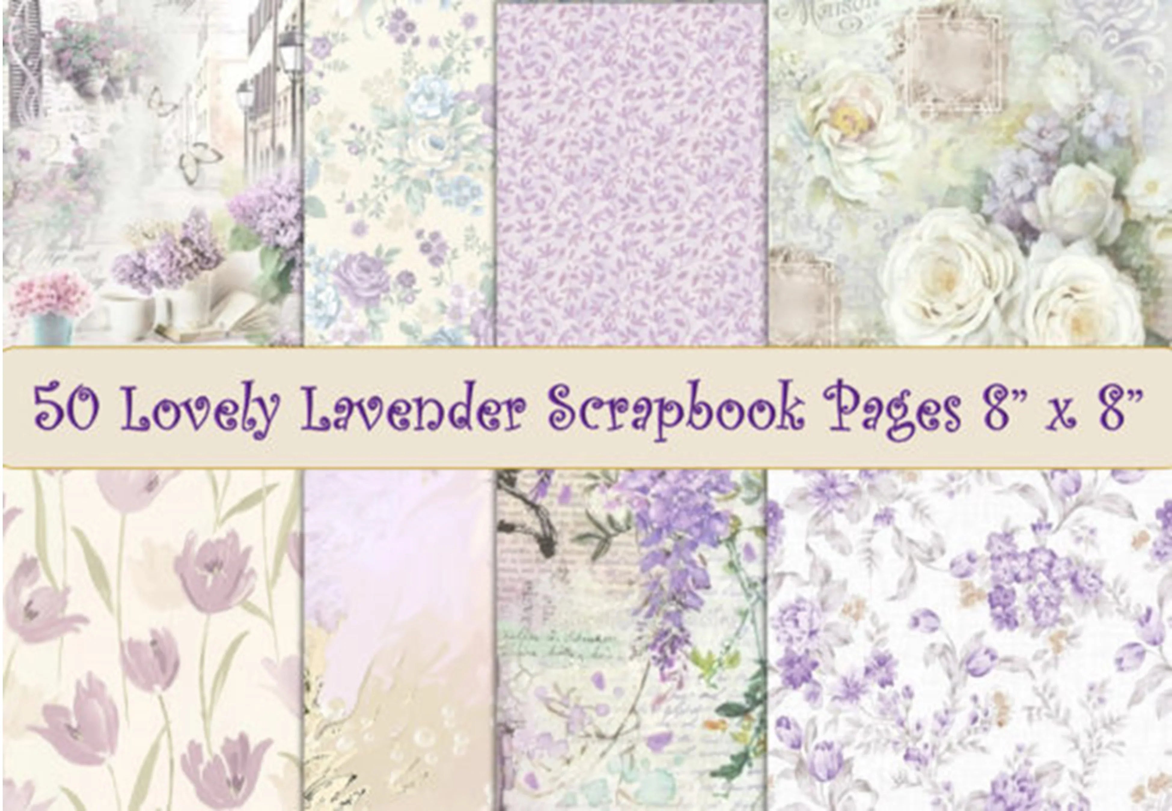 Lilac Papers and Junk Journal Clipart Bundle - CraftNest - Digital Crafting and Art