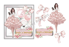 Birthday Princess Clipart Bundle for Card Making - CraftNest - Digital Crafting and Art
