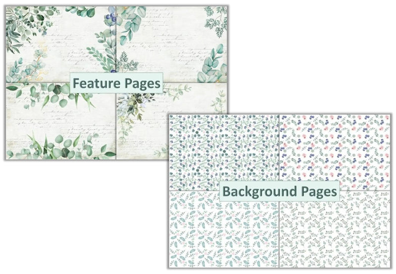 Eucalyptus Junk Journal Clipart Bundle - CraftNest - Digital Crafting and Art