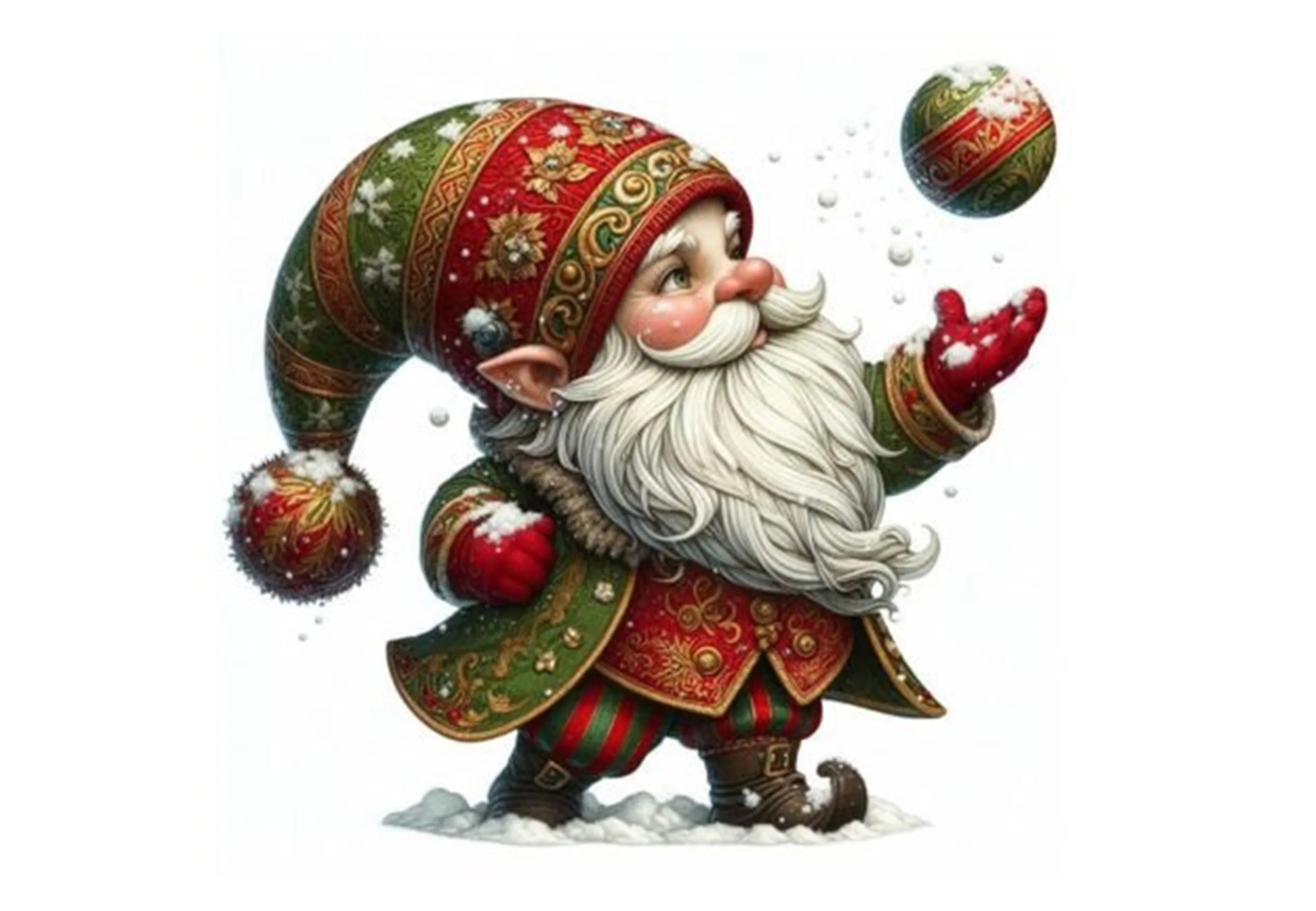 Christmas Gnomes Clipart Bundle - CraftNest - Digital Crafting and Art