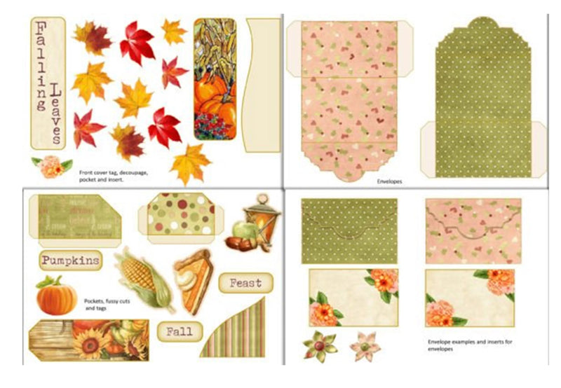 Autumn Folio Junk Journal Clipart Bundle - CraftNest - Digital Crafting and Art