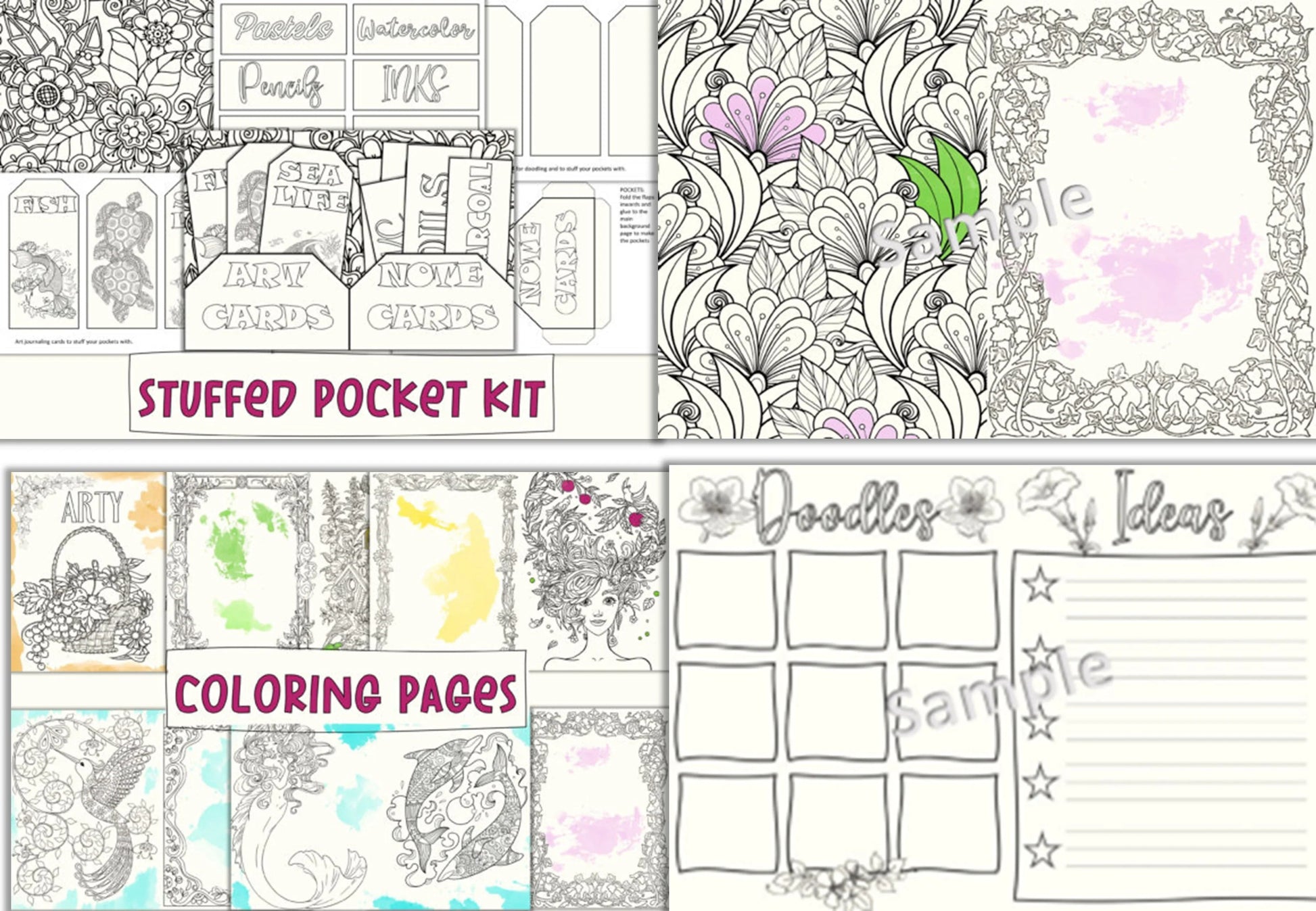 Art Clipart Bundle - CraftNest - Digital Crafting and Art