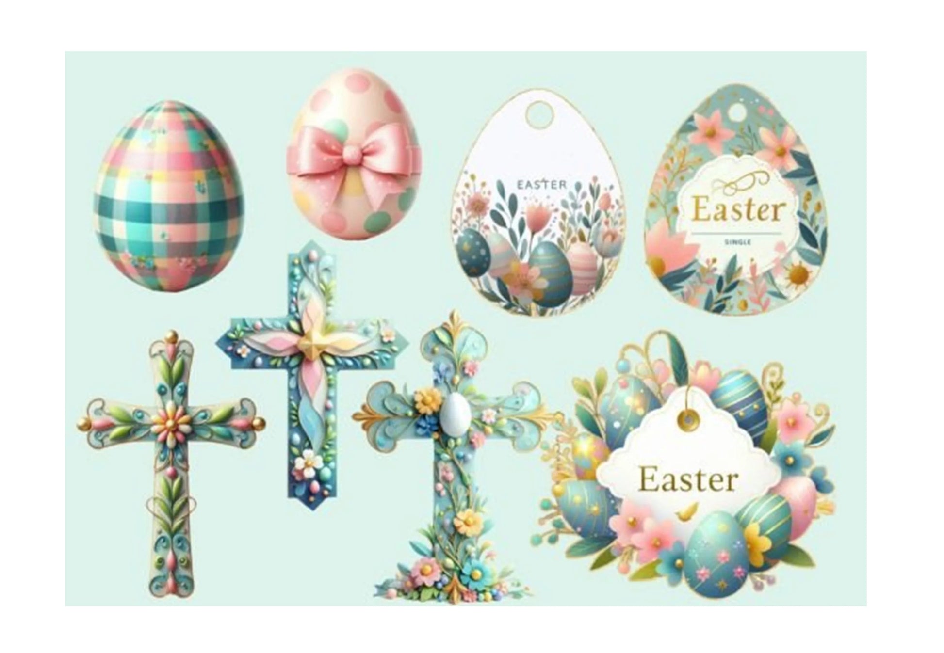 Easter Clipart Bundle - 20 Pieces - CraftNest - Digital Crafting and Art