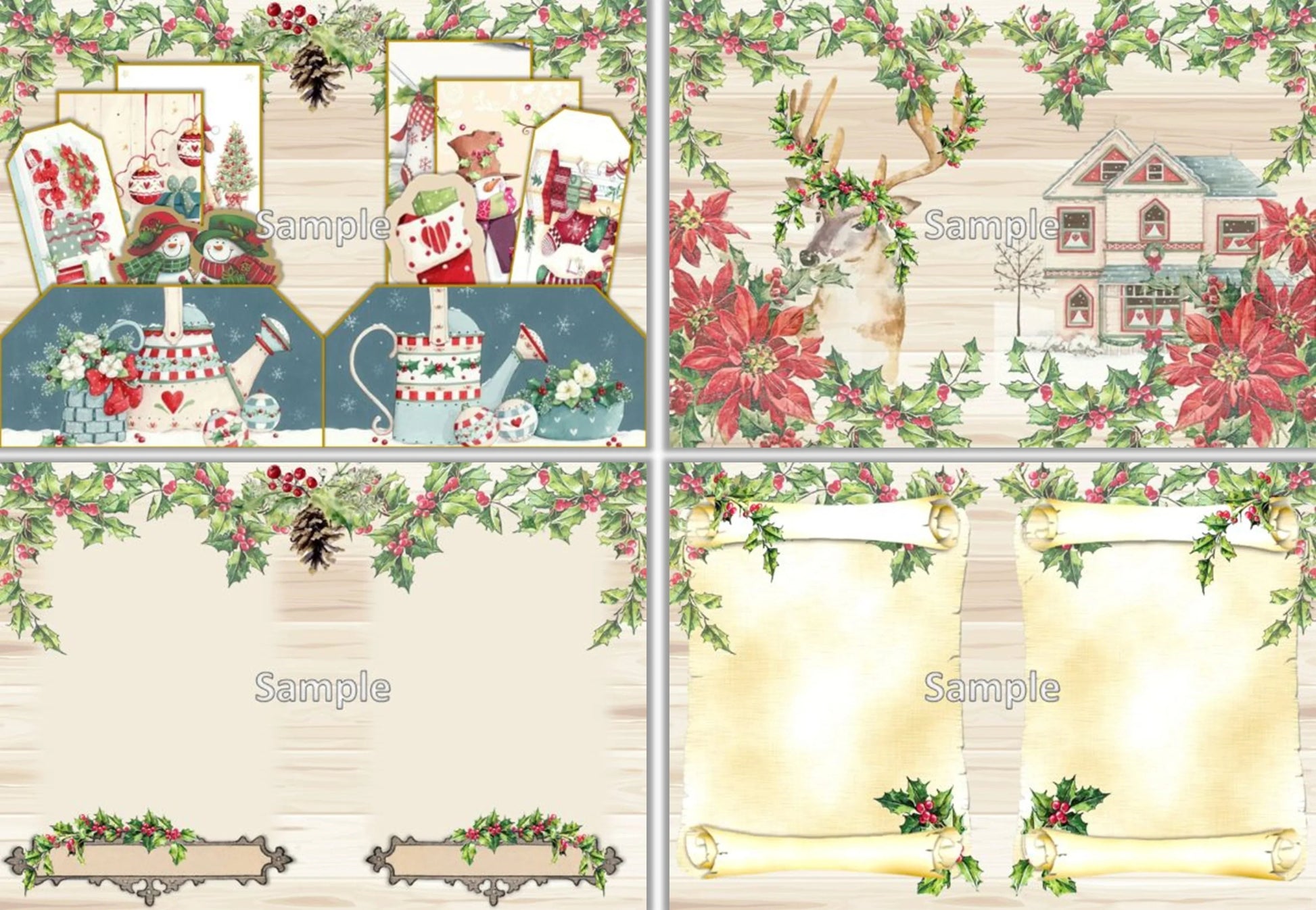 Christmas Clipart Bundle - CraftNest - Digital Crafting and Art