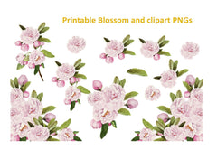 Blossoms and Butterflies Clipart Bundle - CraftNest - Digital Crafting and Art
