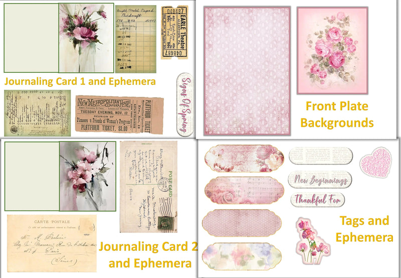 Journaling Clipart Bundle with Free Designs - CraftNest - Digital Crafting and Art