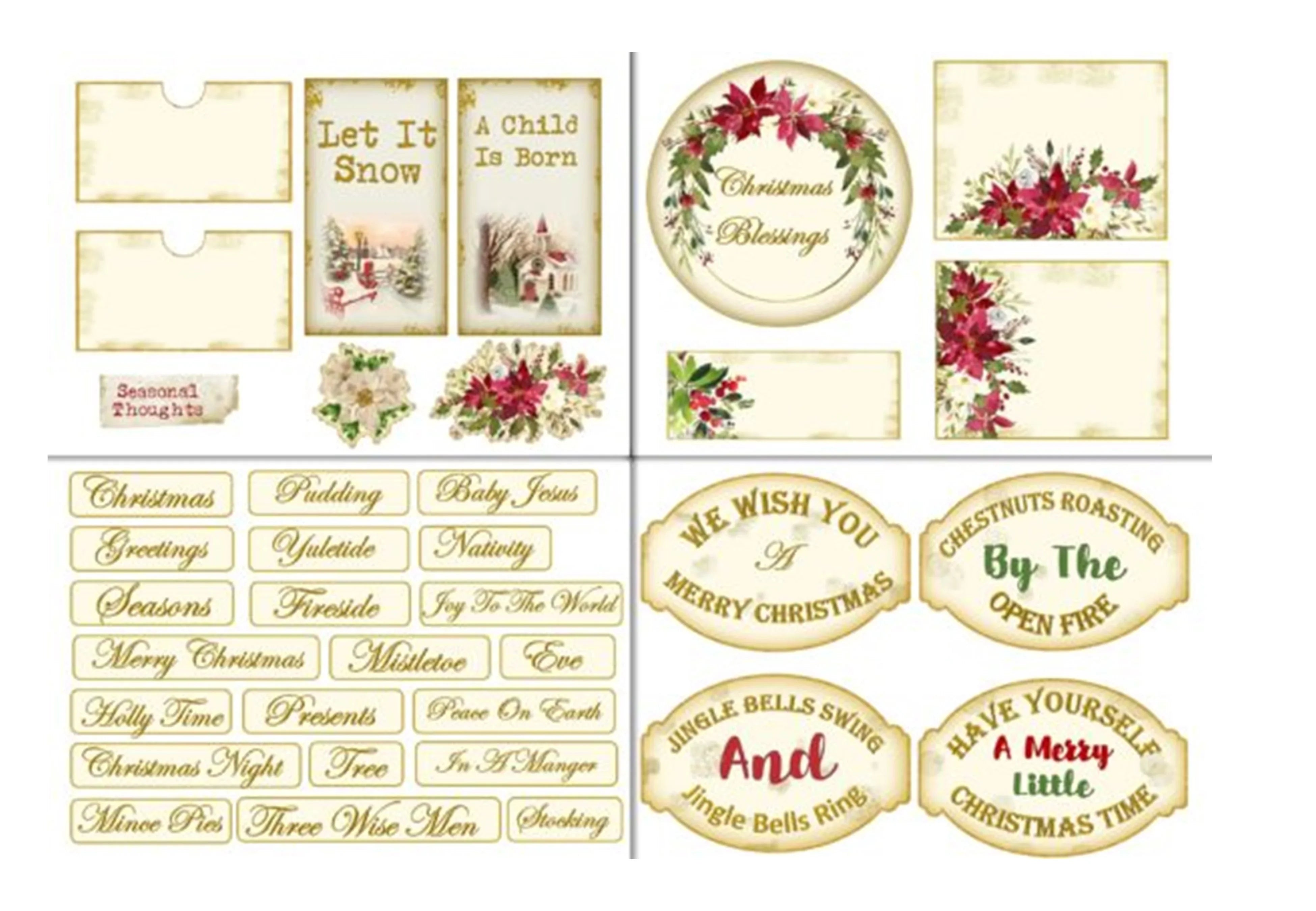 Christmas Junk Journal Bumper Bundle - CraftNest - Digital Crafting and Art