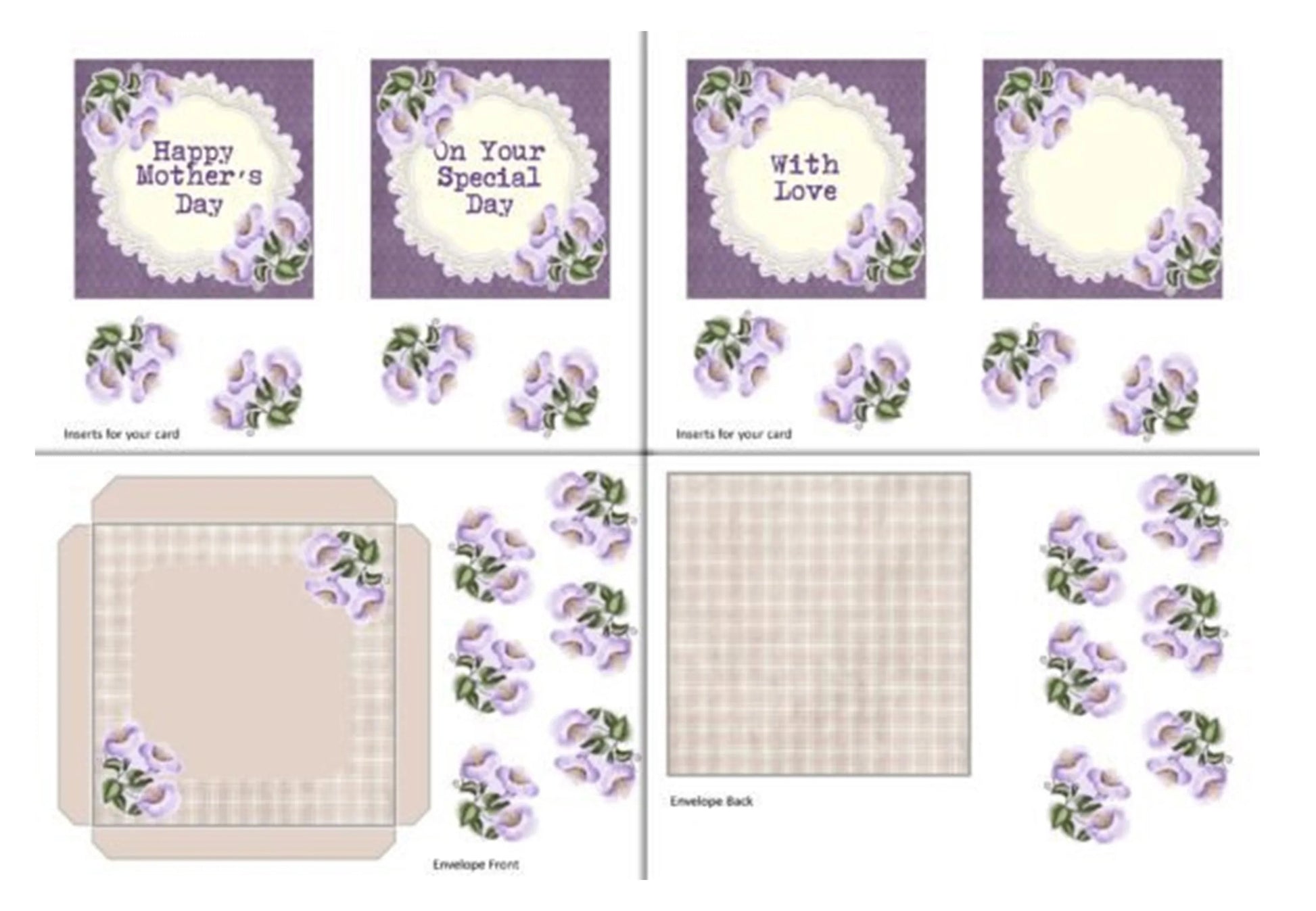 Card Making Birthday Mothers Junk Journal Bundle - CraftNest - Digital Crafting and Art