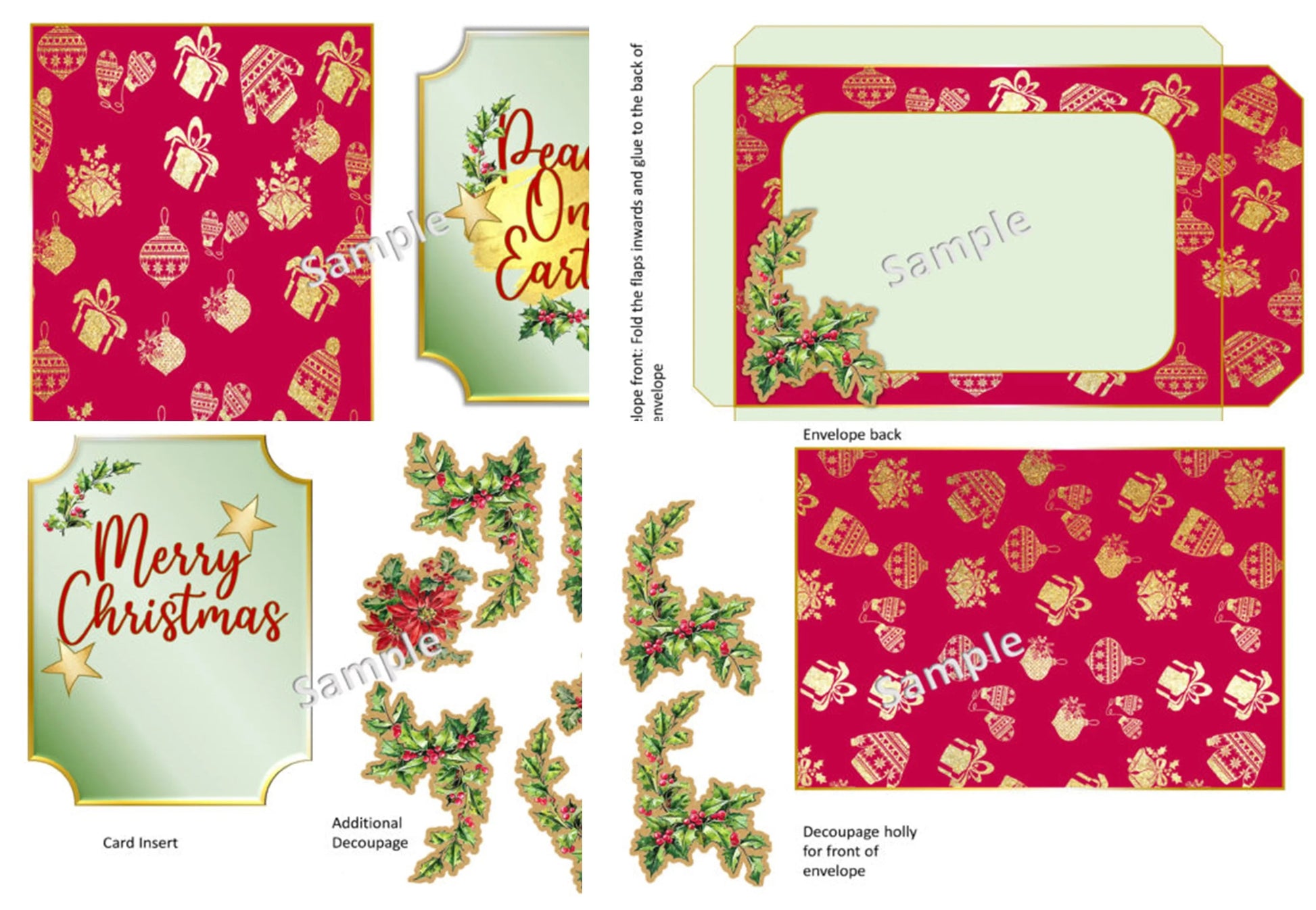 Christmas Card Making & Junk Journal Kit Bundle - CraftNest - Digital Crafting and Art