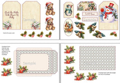 Christmas Card Making Junk Journal Kit - CraftNest - Digital Crafting and Art