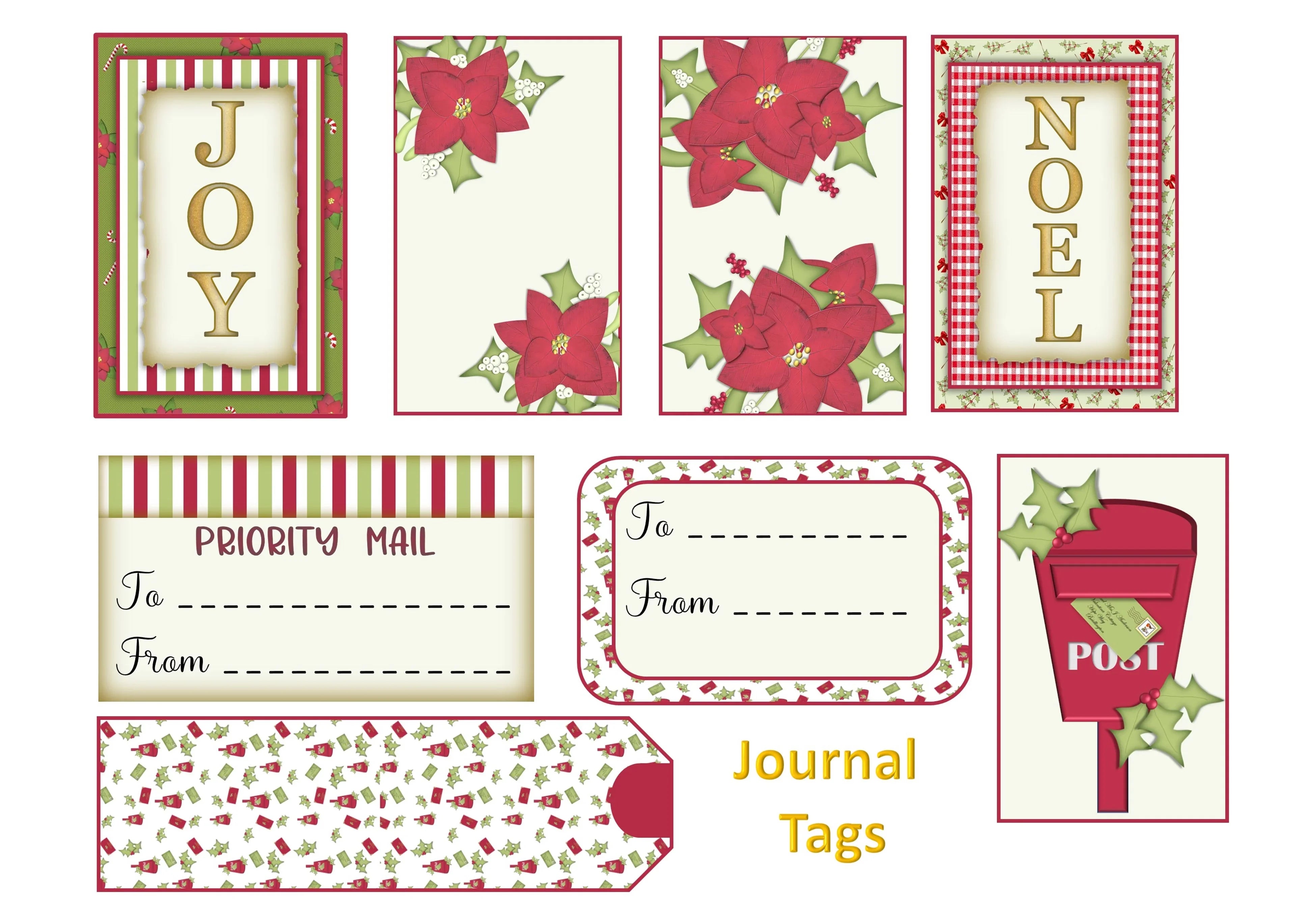 Christmas Backgrounds and Clipart Bundle - CraftNest - Digital Crafting and Art