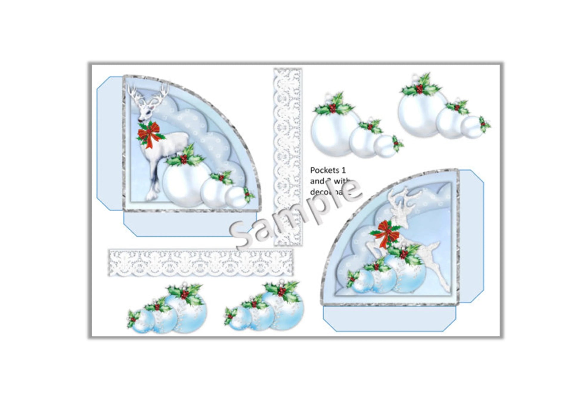 Christmas Pockets Clipart Bundle - CraftNest - Digital Crafting and Art