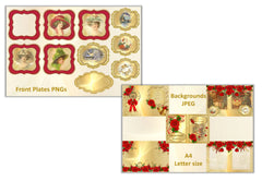 Christmas Backgrounds Clipart Bundle - CraftNest - Digital Crafting and Art