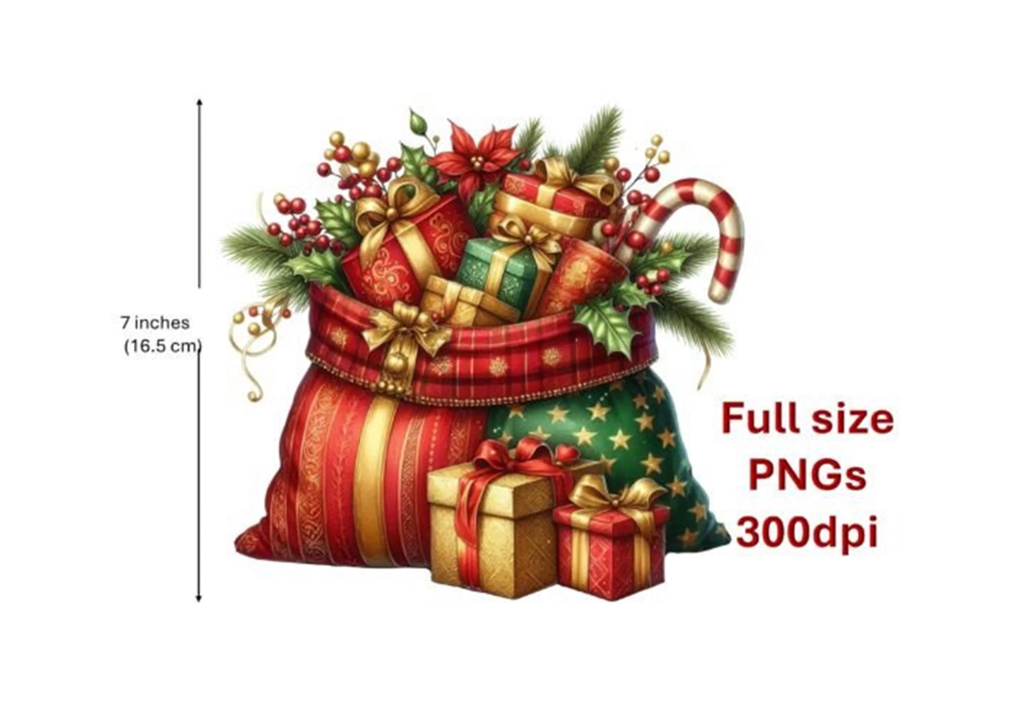 Christmas Santa Clipart Bundle - CraftNest - Digital Crafting and Art
