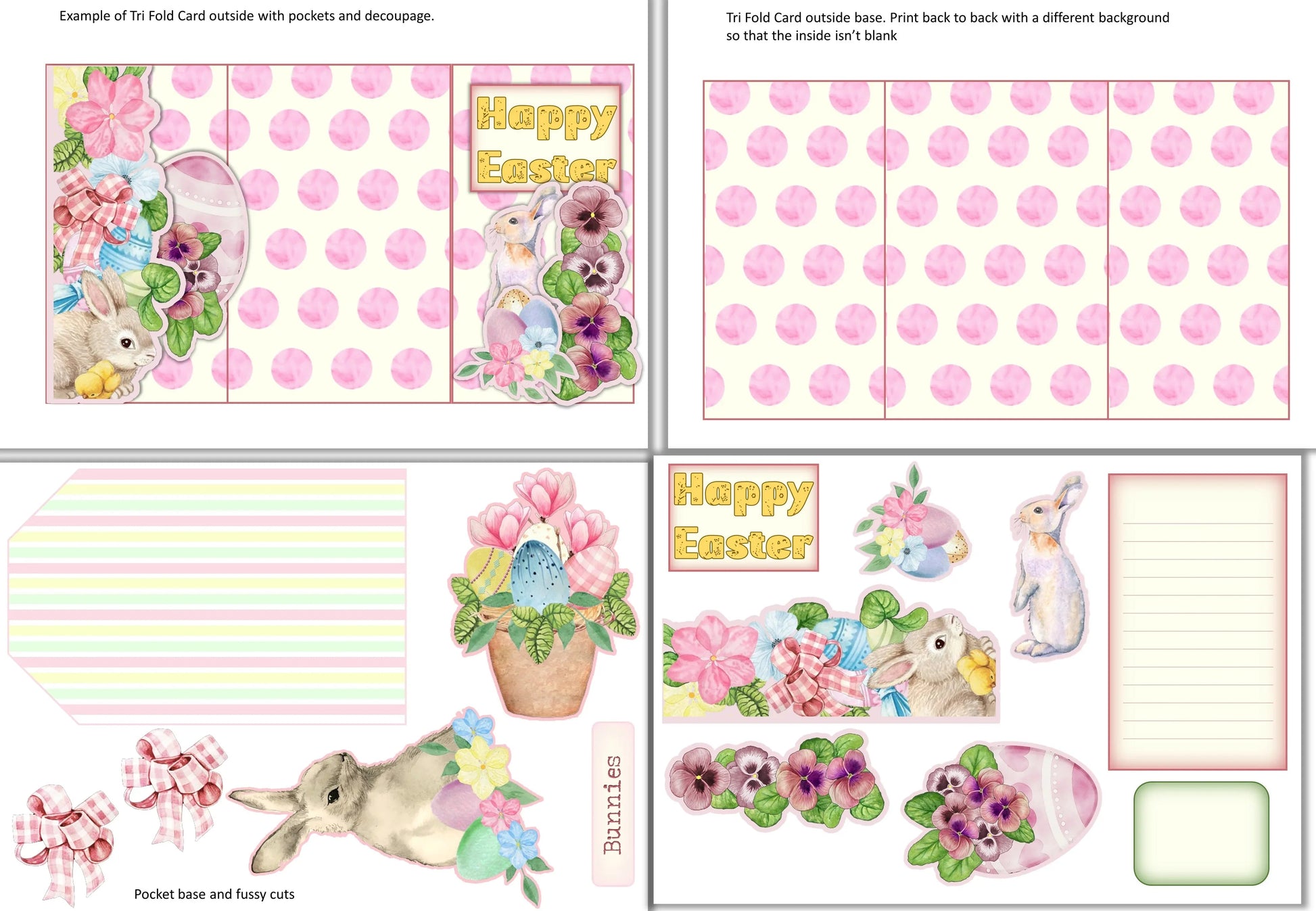 Easter Bunny Junk Journal Clipart Bundle - CraftNest - Digital Crafting and Art
