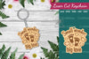 Small Wonder Big Love Laser Cut Keychain Design