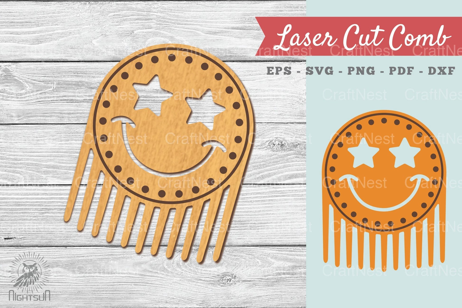 Smile Face Laser Cut Comb Clipart Bundle - CraftNest - Digital Crafting and Art