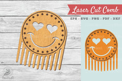 Smile Face Laser Cut Comb Clipart Bundle - CraftNest - Digital Crafting and Art