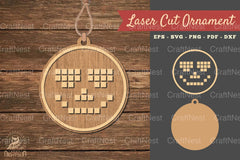 Smile Laser Cut Ornament SVG Bundle - CraftNest - Digital Crafting and Art