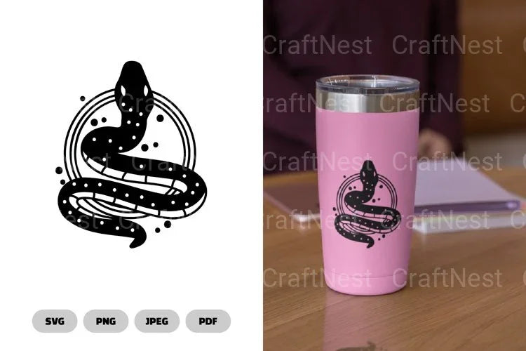 Magical Celestial Snake SVG Bundle - CraftNest - Digital Crafting and Art