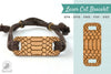 Snake Skin Texture Laser Cut Bracelet SVG Bundle