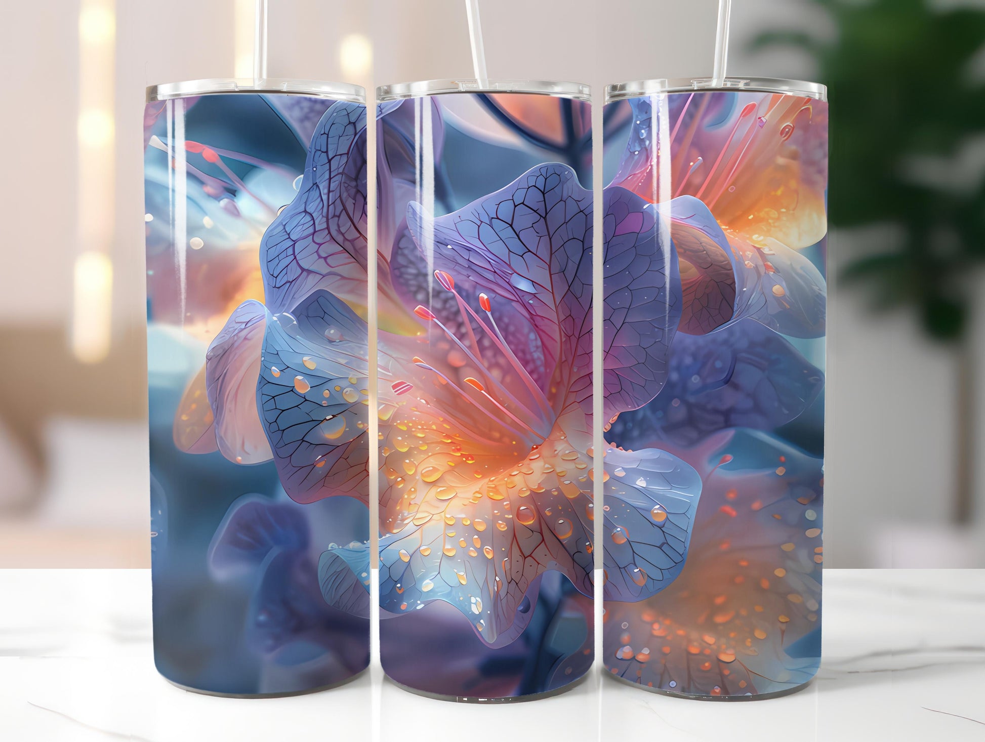 Snapdragon Flowers Tumbler Wrap - CraftNest - Digital Crafting and Art