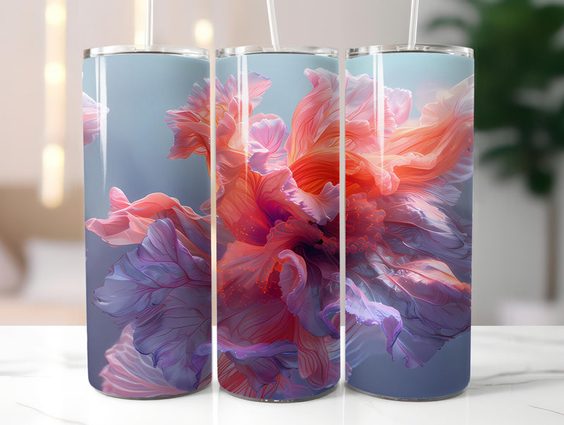 Snapdragon Flowers Tumbler Wrap - CraftNest - Digital Crafting and Art