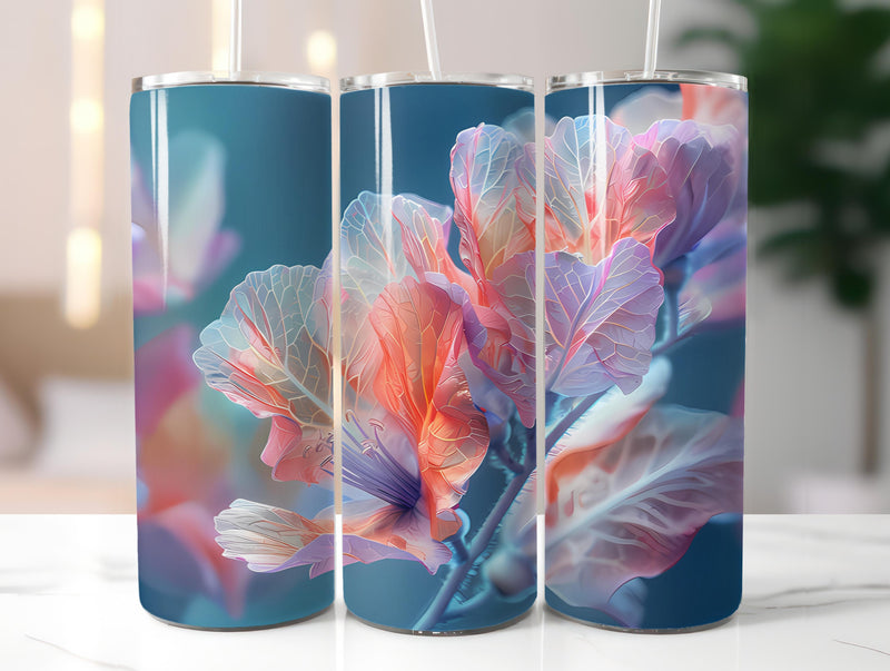 Snapdragon Flowers Tumbler Wrap - CraftNest - Digital Crafting and Art