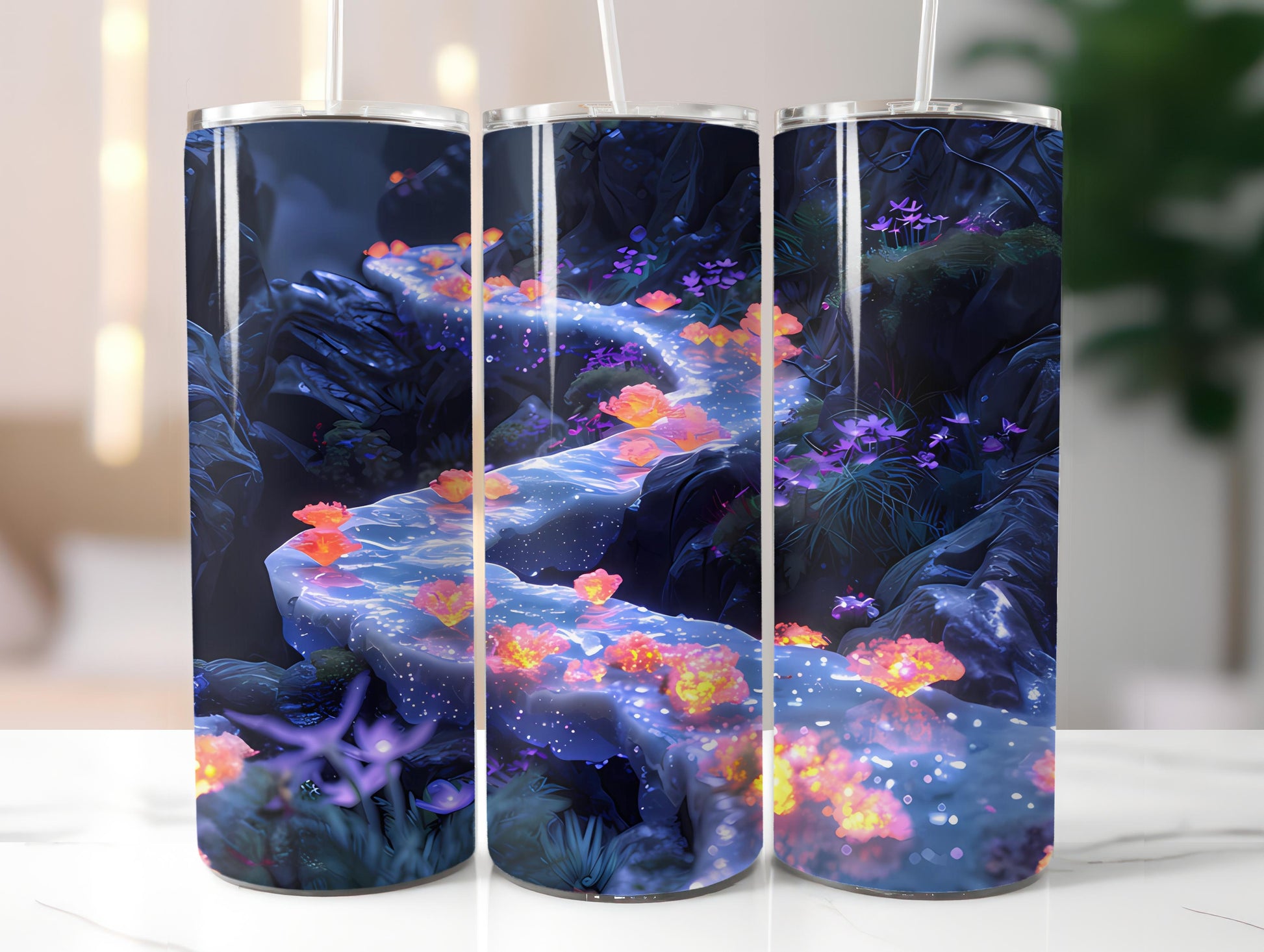 Snapdragon Flowers Tumbler Wrap - CraftNest - Digital Crafting and Art