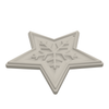 Snow Star Ornament 3D Print STL File