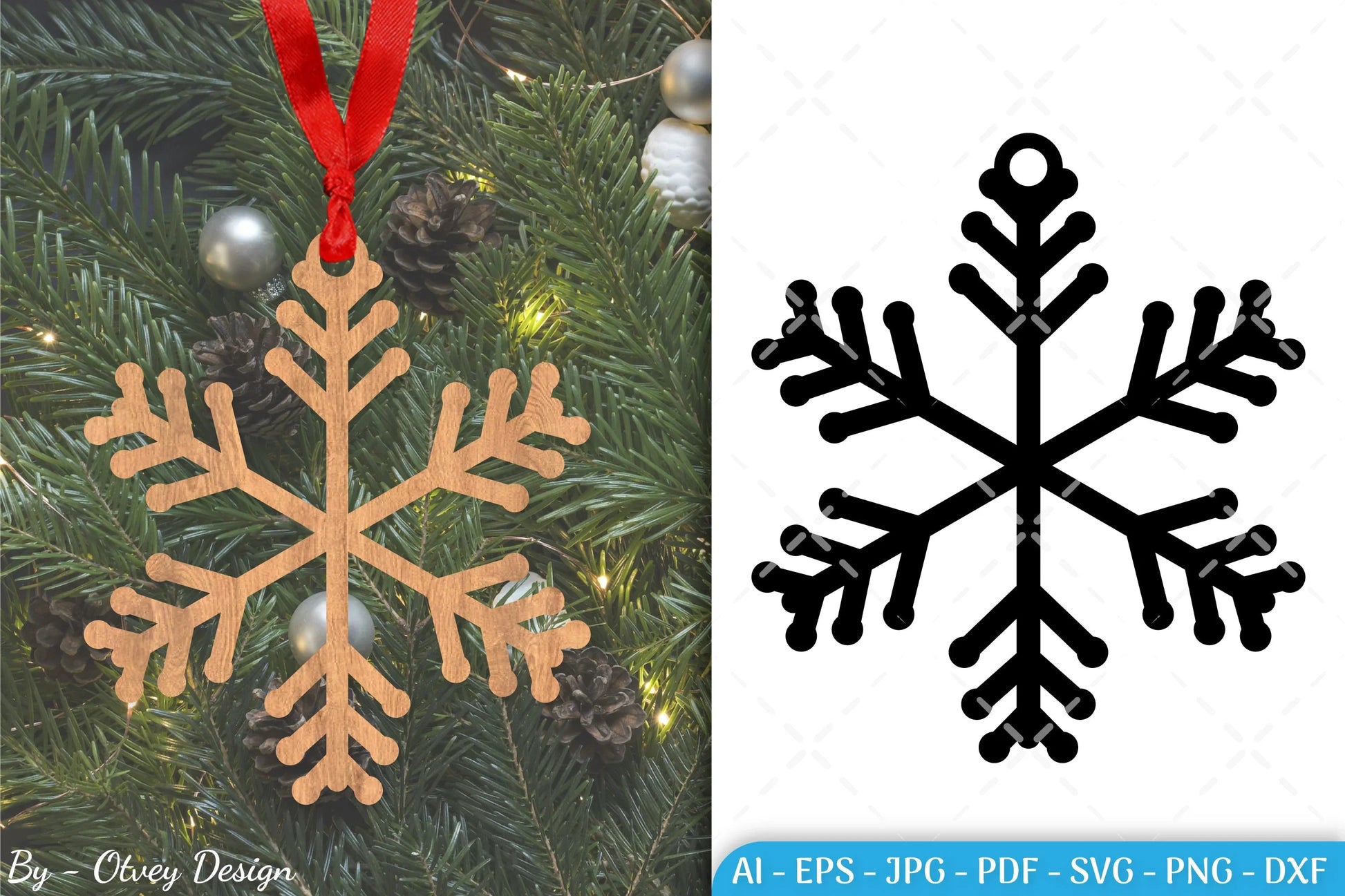 Snowflake Ornament SVG Bundle - CraftNest - Digital Crafting and Art