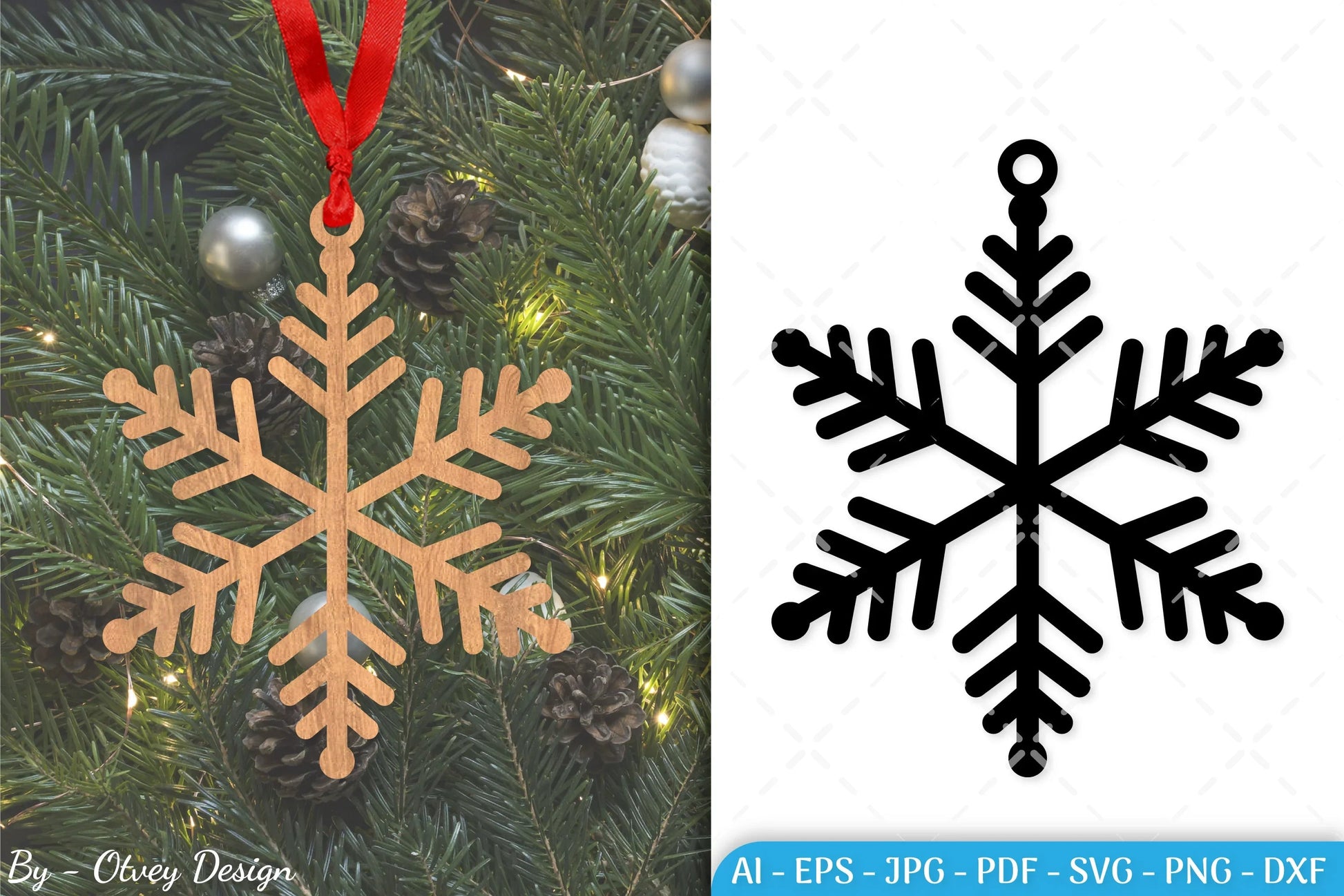 Snowflake Ornament SVG Bundle - CraftNest - Digital Crafting and Art