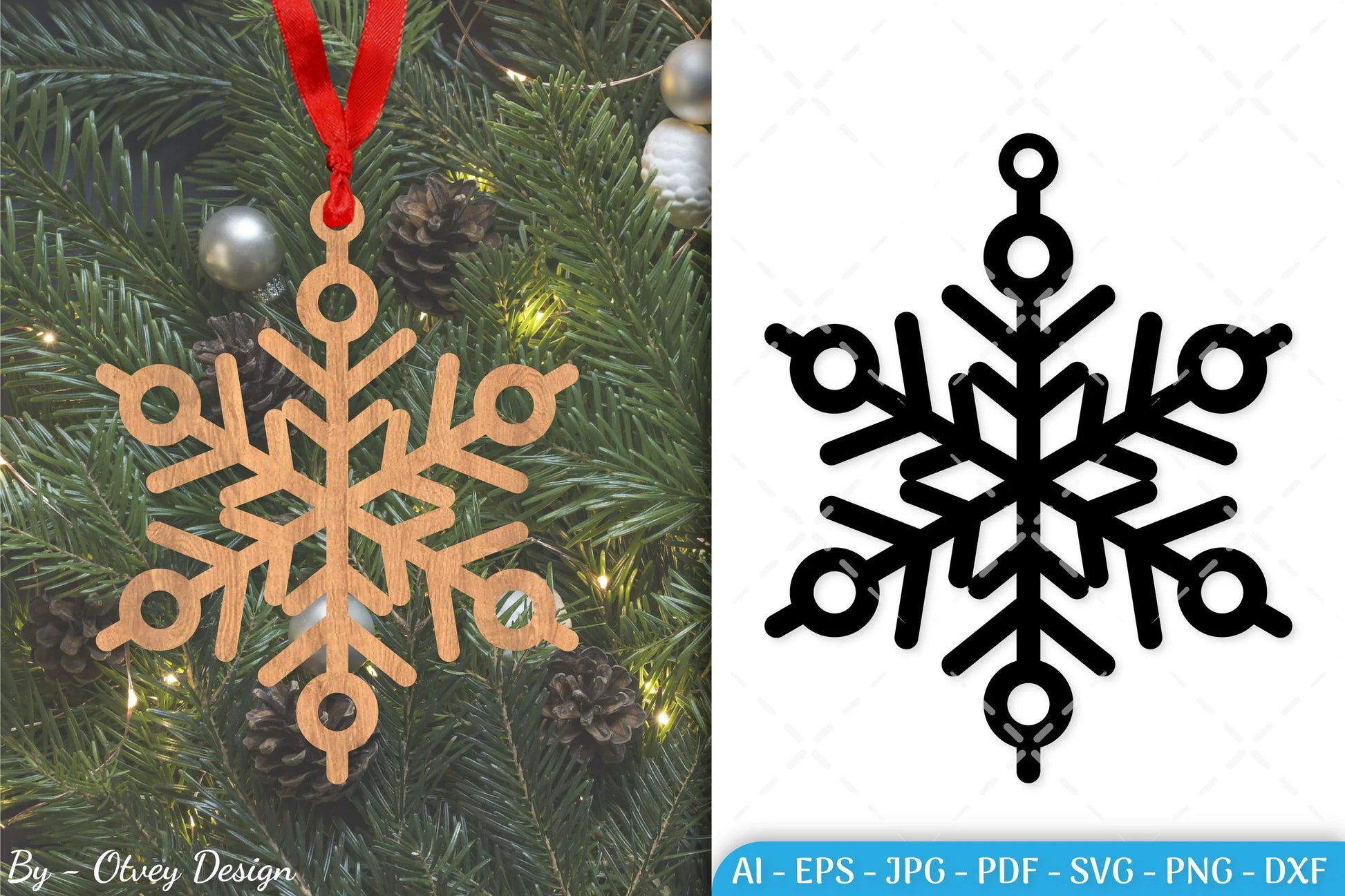Snowflake Ornament SVG Bundle - CraftNest - Digital Crafting and Art