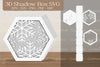 Snowflake 3D Shadow Box Papercut Design Bundle