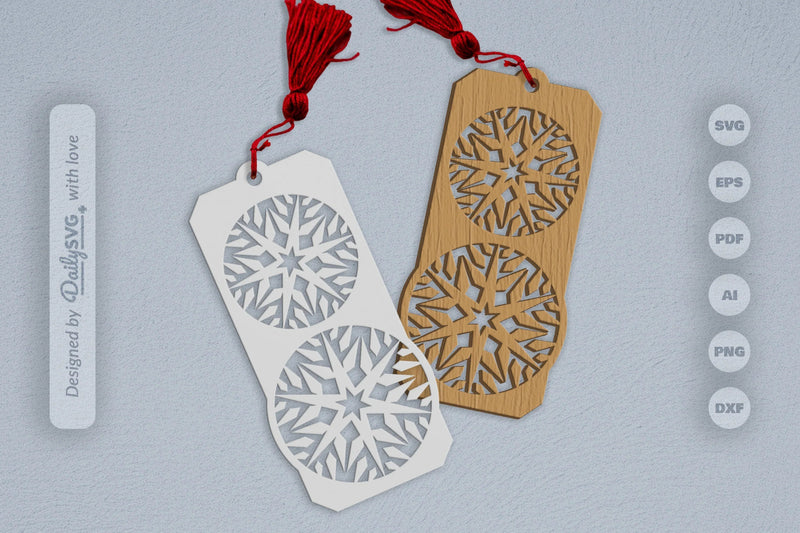Snowflake SVG Bundle for Crafting 5 - CraftNest - Digital Crafting and Art