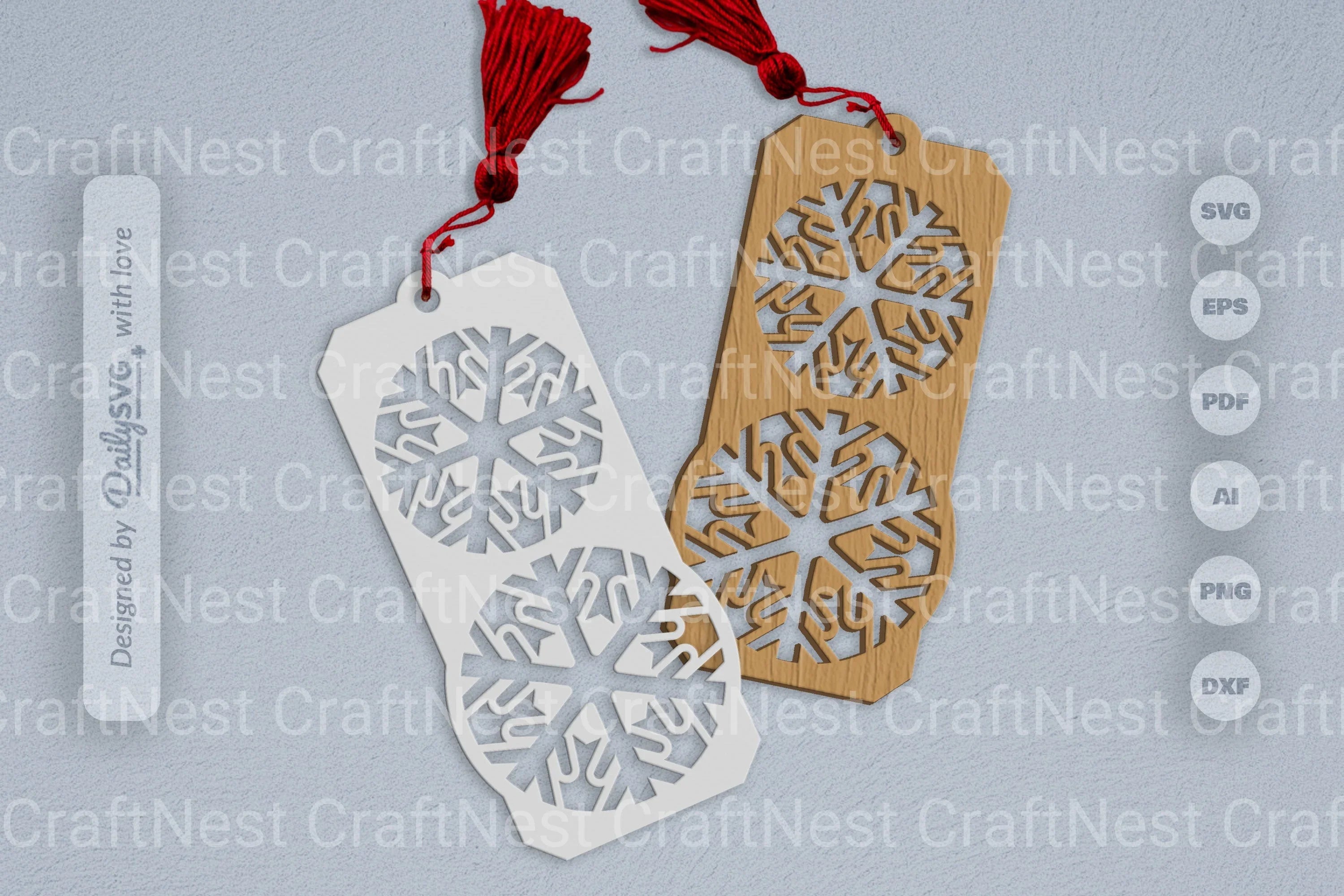 Snowflake SVG Bundle for Crafting