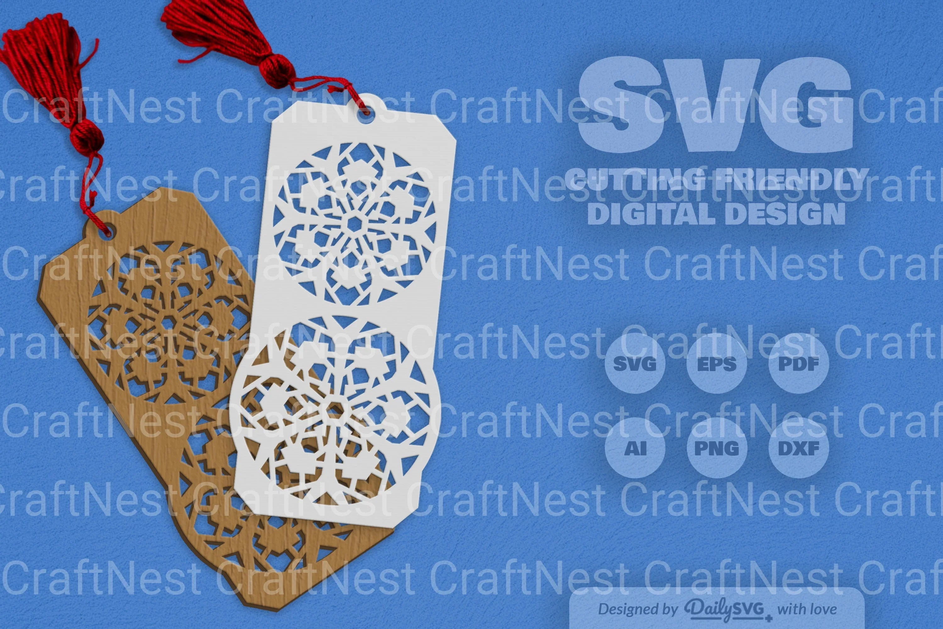 Snowflake SVG Bundle for Crafting