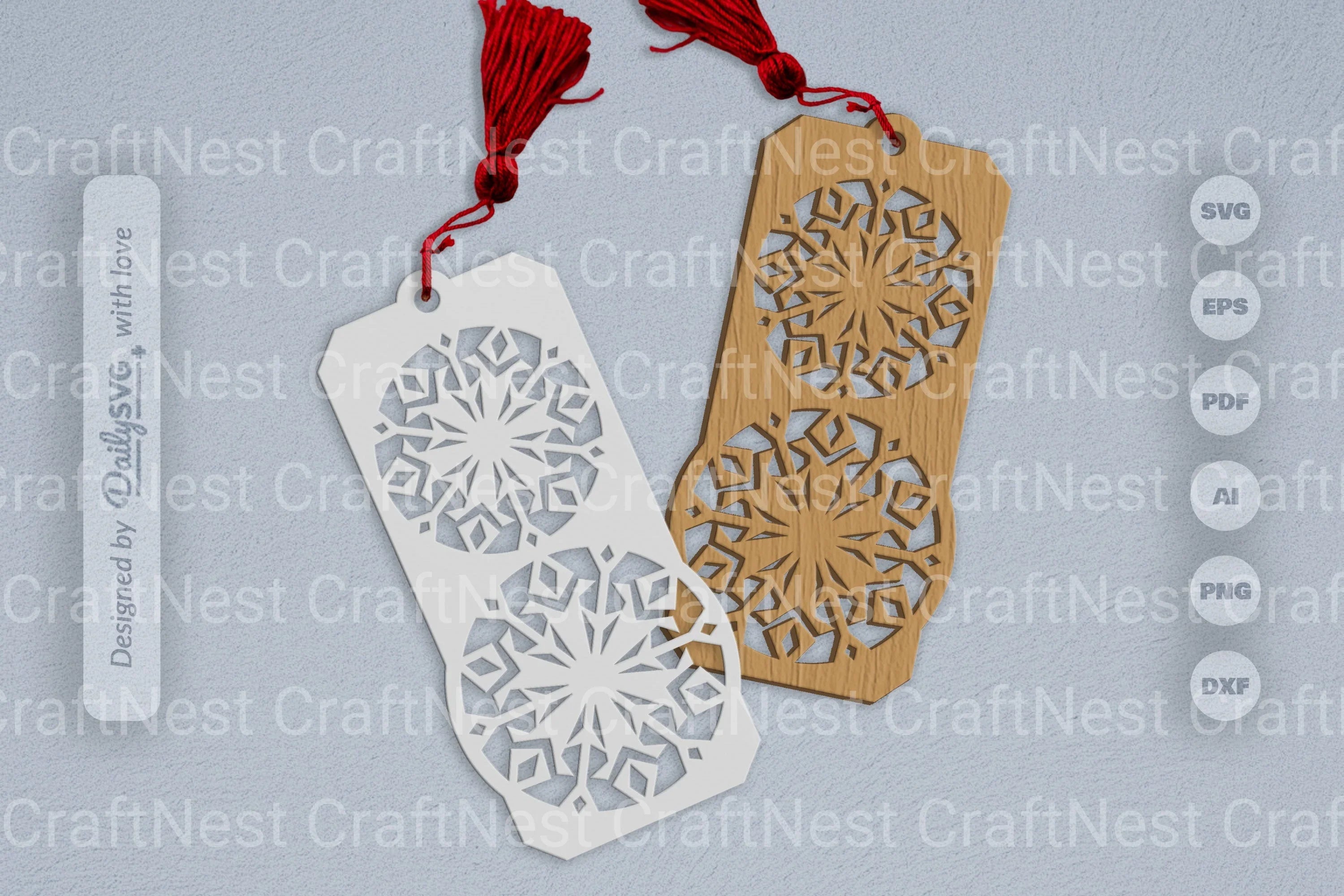 Snowflake SVG Bundle for Crafting