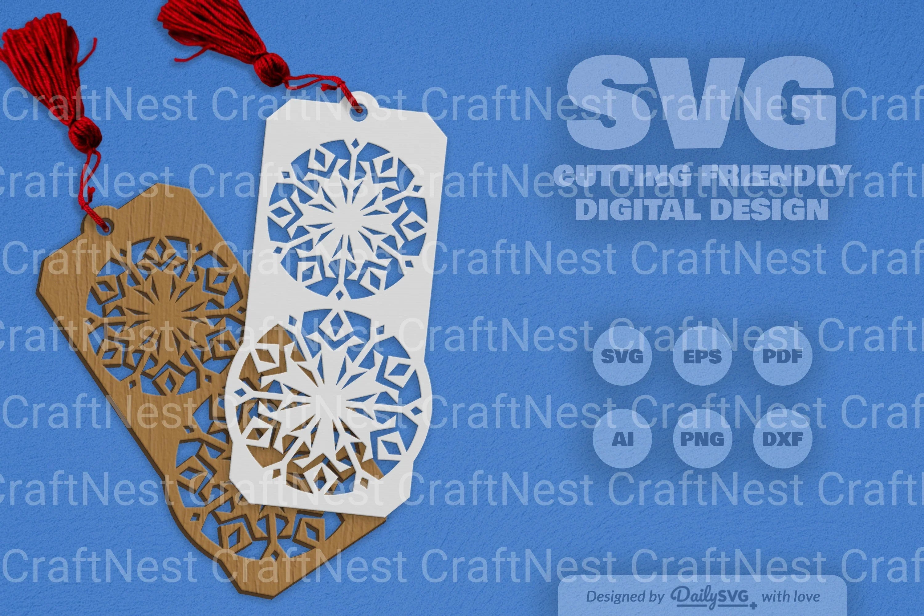 Snowflake SVG Bundle for Crafting