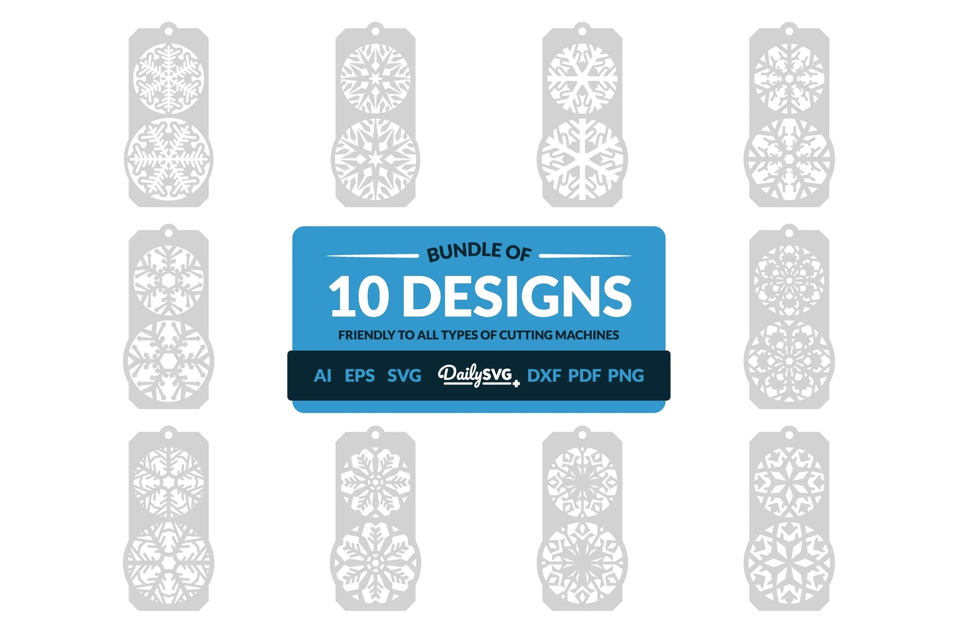 Daily Snowflake Junk Journal SVG Bundles - CraftNest - Digital Crafting and Art