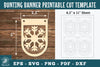 Snowflake Bunting Banner Printable - Clipart Bundle